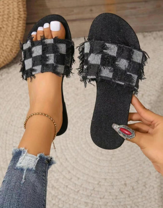 Goddess Jean Checker Slides